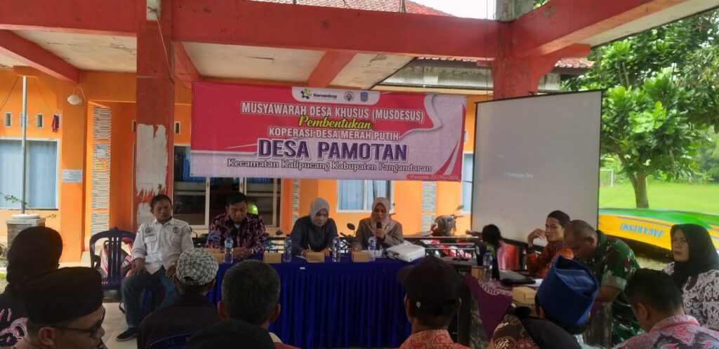 pembentukan koperasi merah putih desa pamotan