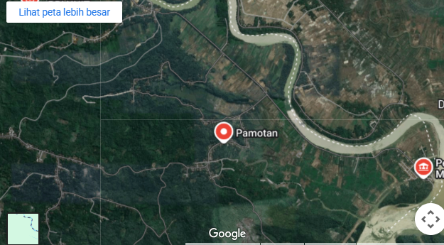 Lokasi Desa Pamotan, Kecamatan Kalipucang, Kabupaten Pangandaran