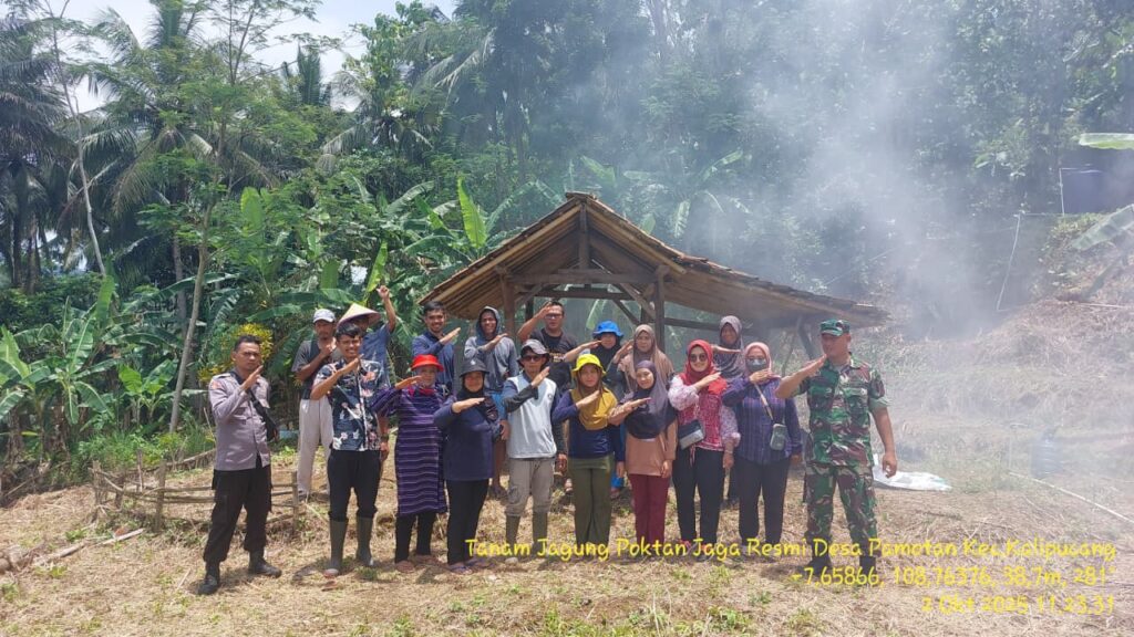 Penanaman Jagung Wujud Nyata Program KETAPANG (Ketahanan Pangan) di Desa Pamotan, Pangandaran